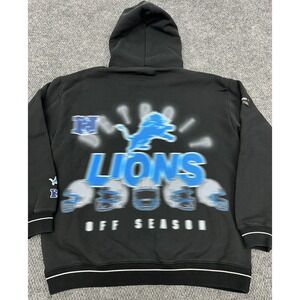 Detroit Lions Off Season Hoodie Sweatshirt Size Medium - New